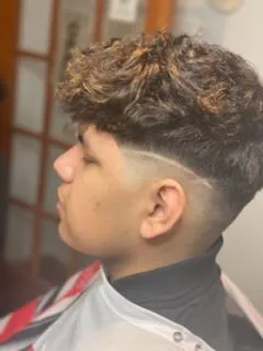 Interior shot of Blended Barbershop