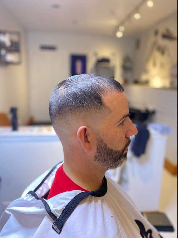 Interior shot of Blended Barbershop